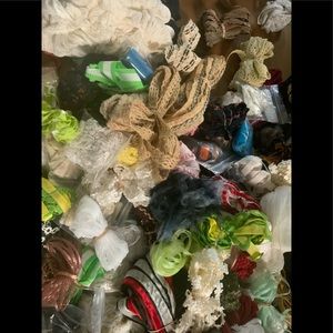 Trims grab bag/ribbon/lace/elastics and more
